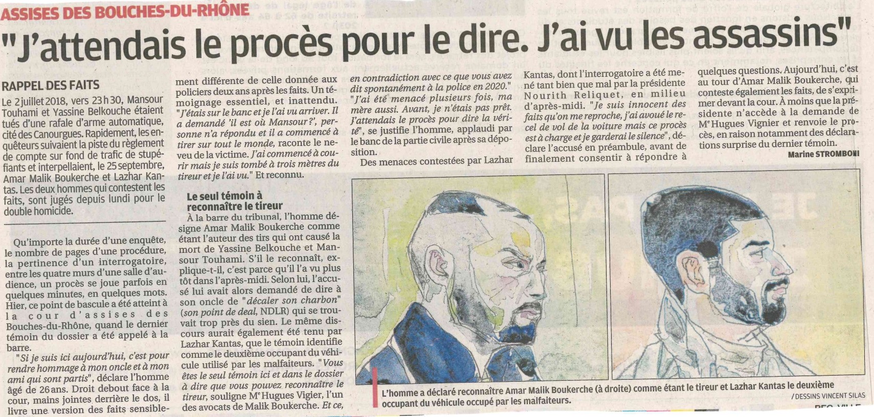 Double meurtre de Salon en Provence | La Provence - 02.03.23 - Cour d'Assises des Bouches du Rhône