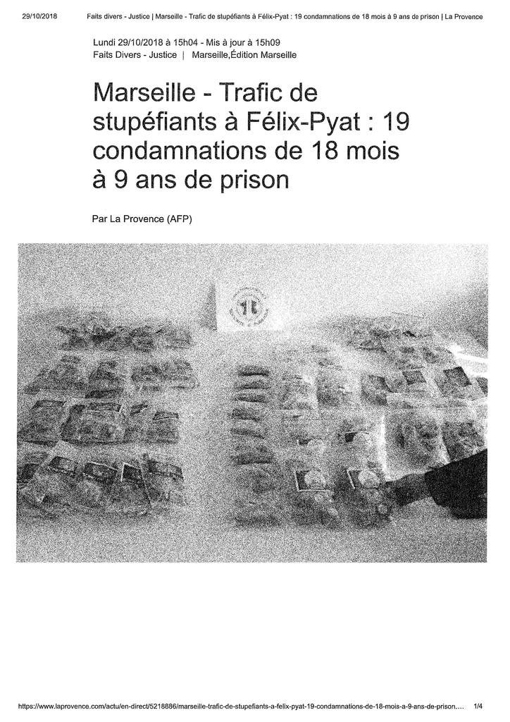 Tribunal Correctionnel de Marseille - Délibéré dans le procès de Felix Pyat